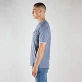 desel crew neck light blue neck tipping tee shirt for men
